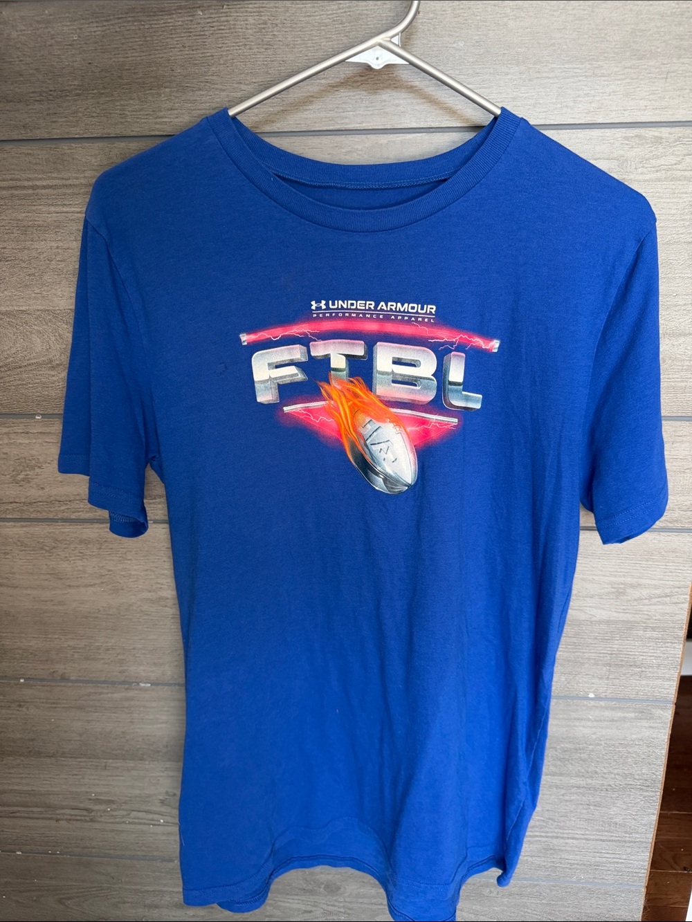 Under Armour Royal Blue FTBL Graphic Short-Sleeve Tee